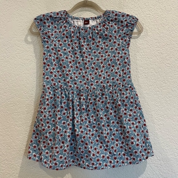 Tea Collection Other - Tea Collection Corduroy Floral Dandelions Blumenmeer Dress - Size 6